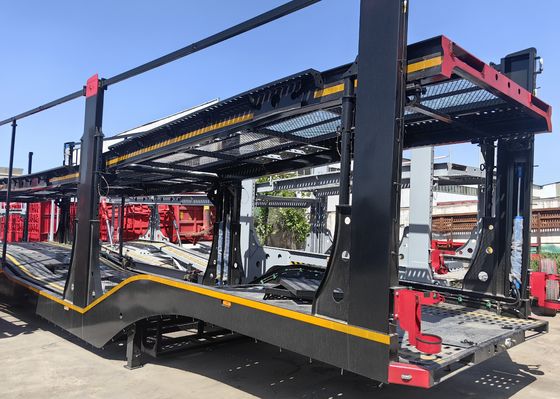 8.25x22.5 Fio de aço de dois andares porta-carros semi-reboque para veículos personalizados