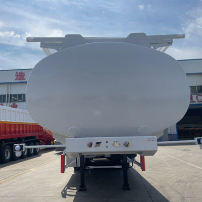 Carga útil máxima 60000 kg 3 eixos Cisterna Semi-reboque para transporte de óleo combustível em baixa