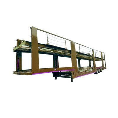 WS Shandong 8 Car Carrier Trailer Trailer de carga personalizado com engrenagem de pouso opcional