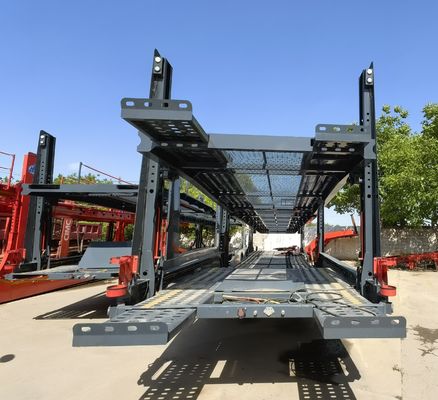 WS Shandong 8 Car Carrier Trailer Trailer de carga personalizado com engrenagem de pouso opcional