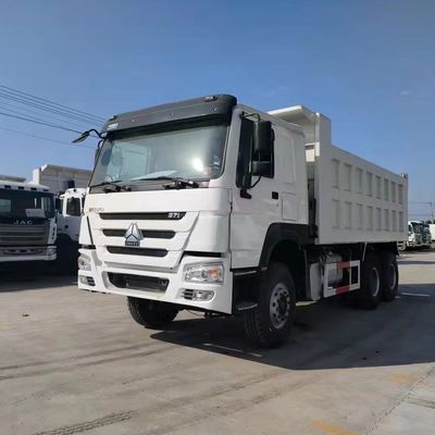 10-15T Peso bruto do veículo Sinotruk Haowo Dump Truck de segunda mão 375 cavalos