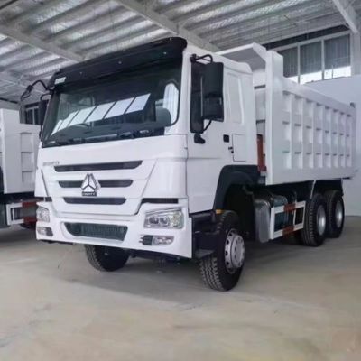 6 cilindros usados Caminhão de areia de cor branca Cargo Caminhões para o mercado africano