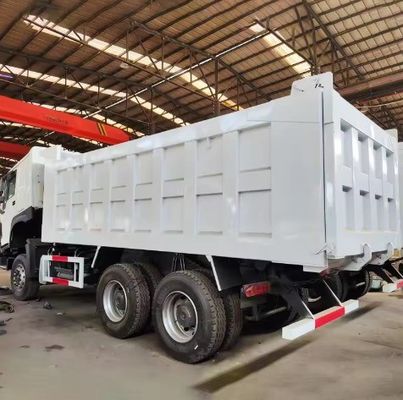 6 cilindros usados Caminhão de areia de cor branca Cargo Caminhões para o mercado africano