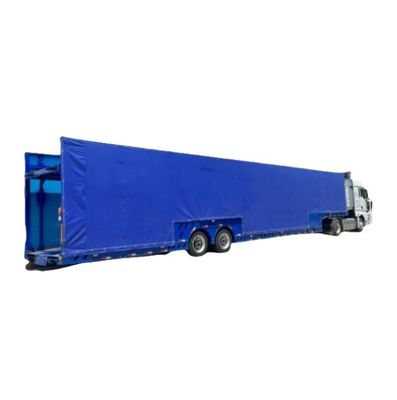 WS 2 eixos de carga com reboque para transporte de 6 veículos, com dimensões e suspensão de 16690x2700x3000 mm