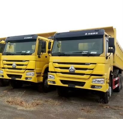 6X4 Drive Wheel Sinotruk de segunda mão HOWO 371 cavalos Caminhão de descarga para mineração na Rússia