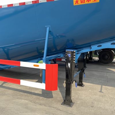 WOSHENG 50 toneladas camião a granel de aço de armazenamento silo pó seco cimento a granel camião-tanque reboque