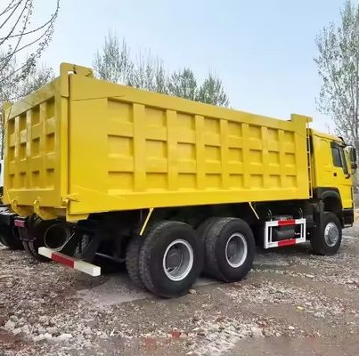HOWO 371 Capacidade 6X4/8X4 Caminhão de descarga para mineração sem controle de cruzeiro