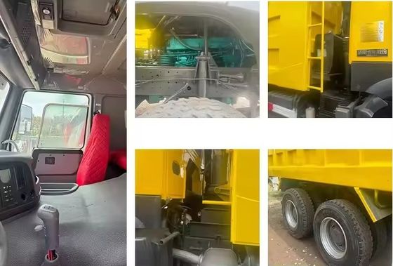 HOWO 371 Capacidade 6X4/8X4 Caminhão de descarga para mineração sem controle de cruzeiro