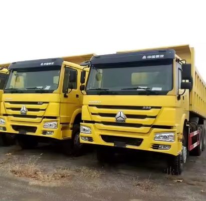 HOWO 371 Capacidade 6X4/8X4 Caminhão de descarga para mineração sem controle de cruzeiro