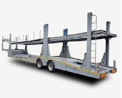 Reboque de transporte de veículos de 3 eixos para veículos automóveis de dois andares Reboque de veículos automóveis de transporte de veículos automóveis