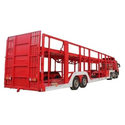 Suspensão mecânica forçada de dois eixos Carrier Truck Trailer para pedido do cliente