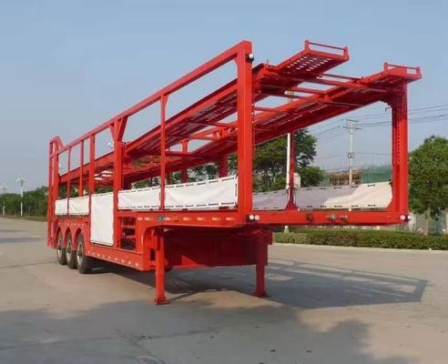 Suspensão mecânica forçada de dois eixos Carrier Truck Trailer para pedido do cliente
