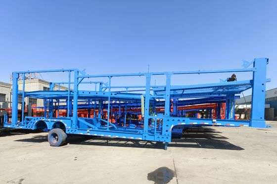 8 Carro 17m Carro Trailers Transport Trailer Carro Transportador Semi-trailer Para o mercado russo