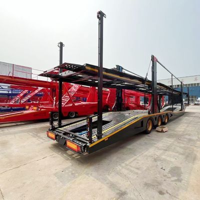 2 eixos Suspensão aérea Trailers de carro Semi-trailer para transportar 8 carros de forma eficiente