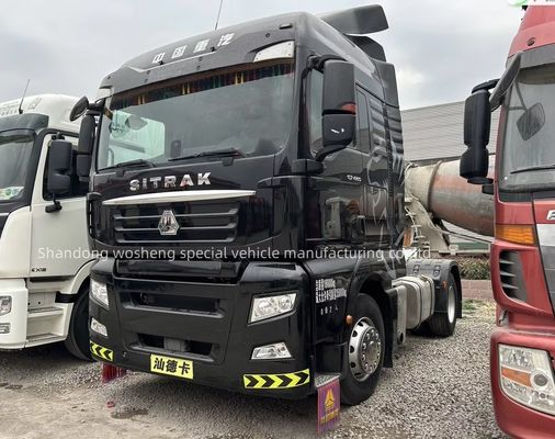 Howo Trator Trucks 540 HP T7H 6x4 com sistema multimídia e 2 números de mudança para trás
