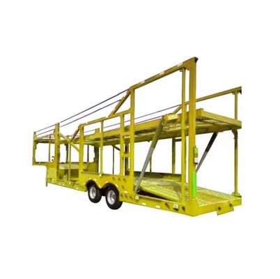Carga útil máxima de 40 toneladas 2 eixos Duplo deck 8carros/6carros Capacidade de carro SUV Trailer de transporte