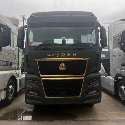 Usado Sinotruk Sitrak C9H 6X4 540HP Man Direito Direito Euro6 Automático Tractor Trailer