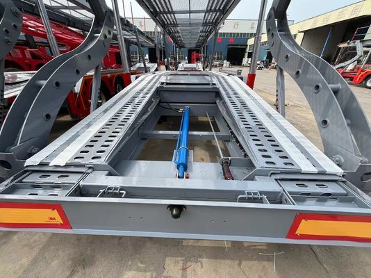 13/16 toneladas Fuwa/BPW eixos transportador de veículos semi-reboque para transporte de veículos e contentores