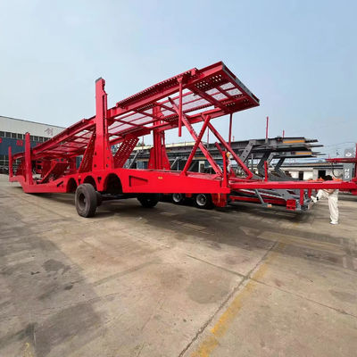 Veículos de transporte eficientemente com 2/3 eixos 6-10 unidades Car Carrier Trailer de direto