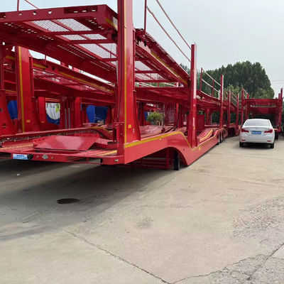 Veículos de transporte eficientemente com 2/3 eixos 6-10 unidades Car Carrier Trailer de direto