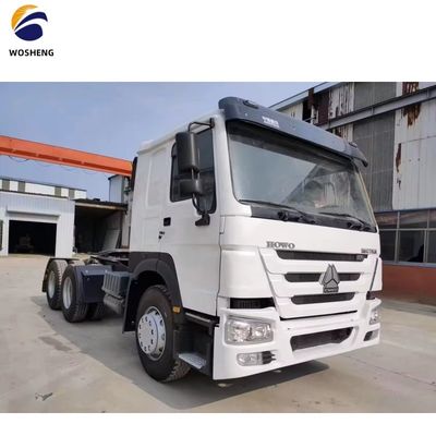 Segmento de caminhão pesado 6X4 caminhão de cabeça de tractor com direção esquerda usado Howo 380 6X6