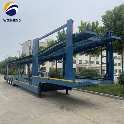 3 eixos de carregador de automóveis de piso duplo, semi-camião, reboque para transporte de SUV/ORV/CUV/MPV