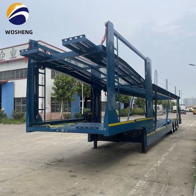 3 eixos de carregador de automóveis de piso duplo, semi-camião, reboque para transporte de SUV/ORV/CUV/MPV