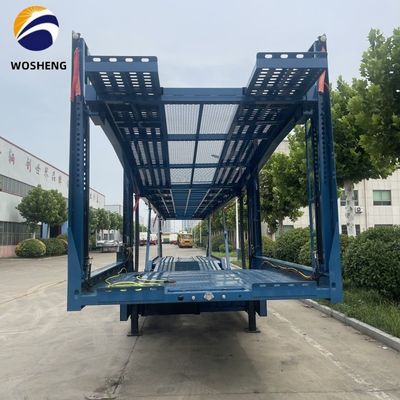 3 eixos de carregador de automóveis de piso duplo, semi-camião, reboque para transporte de SUV/ORV/CUV/MPV