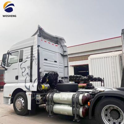 Caminhão Sinotruck Sitrak Usado de cadeira de fila dupla Caminhões de trator Sitrak com motor C7H C9H de 430 cv no melhor dos casos