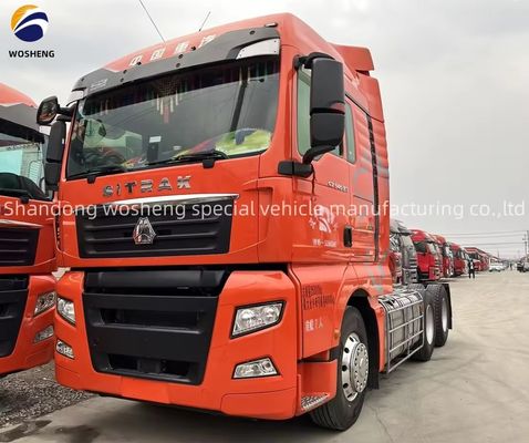 Direção esquerda Sinotruck Sitrak Usados caminhões tractor com câmara de ar para as suas necessidades