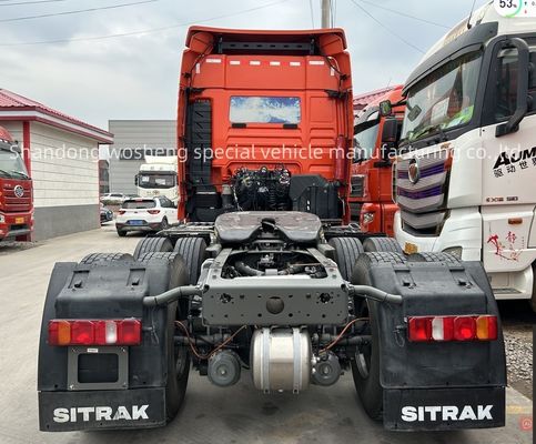 Direção esquerda Sinotruck Sitrak Usados caminhões tractor com câmara de ar para as suas necessidades